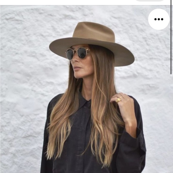 forest green size m/l adjustable wool fedora hat. - Picture 6 of 6